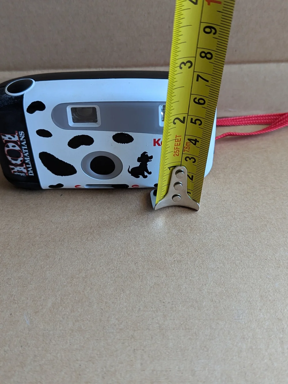 VTG Kodak 101 Dalmatians Pocket Film Camera 1996 Black & White Collectible